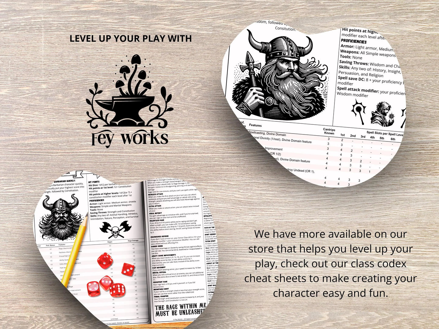 Cleric 5.5 2024 Reference Guide - Cheat Sheet FeyWorks.co.uk