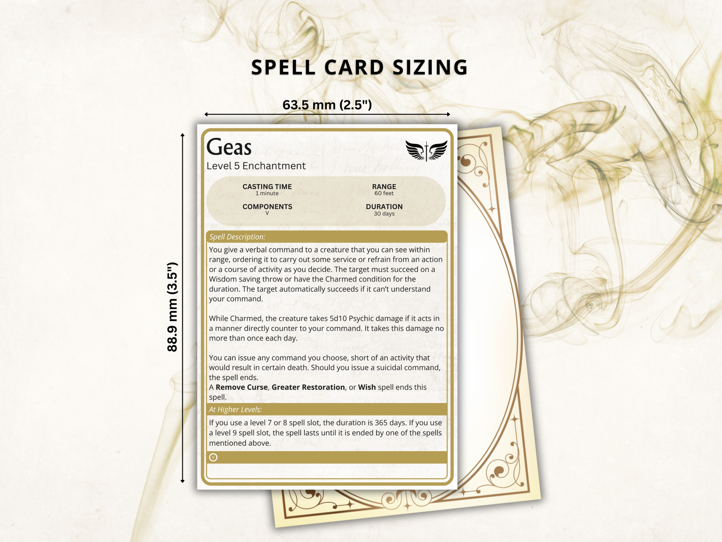 Paladin DnD Spell Cards 2024