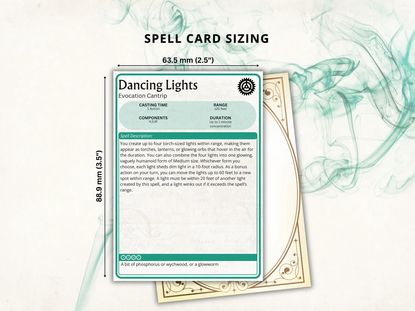 Artificer DnD Spell Cards 5e 2024 FeyWorks.co.uk