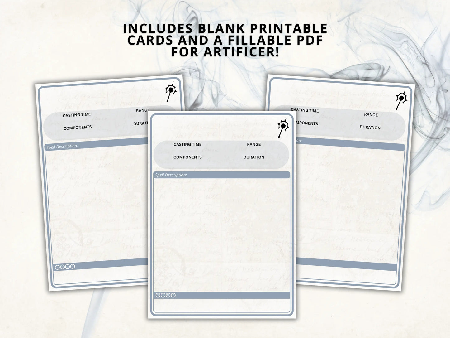 Cleric DnD Spell Cards 5e 2024 FeyWorks.co.uk