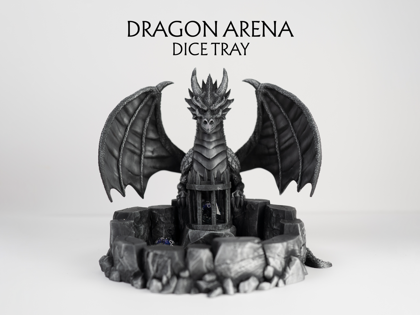 Dragon Arena Dice Tray with Dice Jail