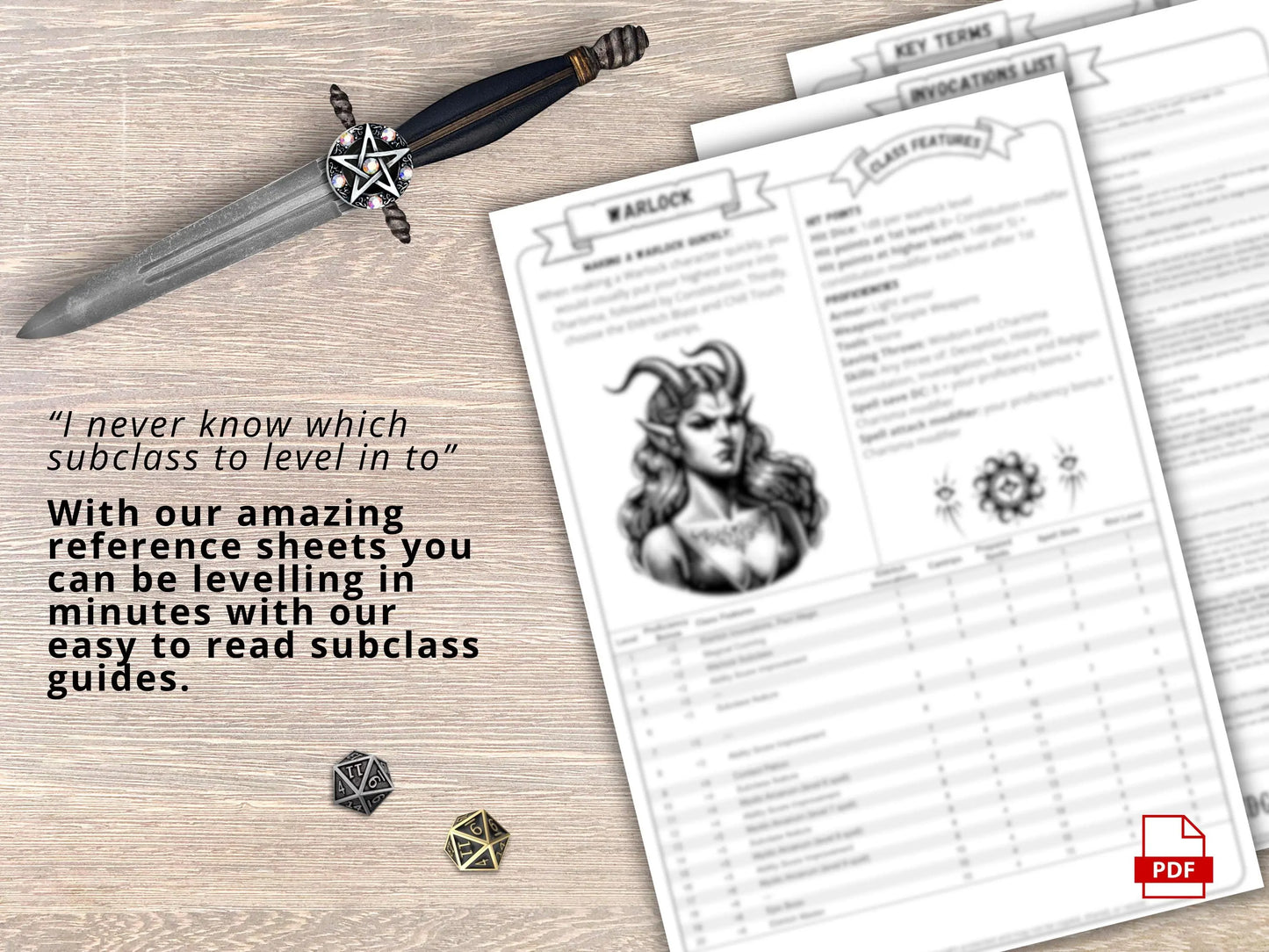 Warlock 5.5 2024 Reference Guide - Cheat Sheet FeyWorks.co.uk