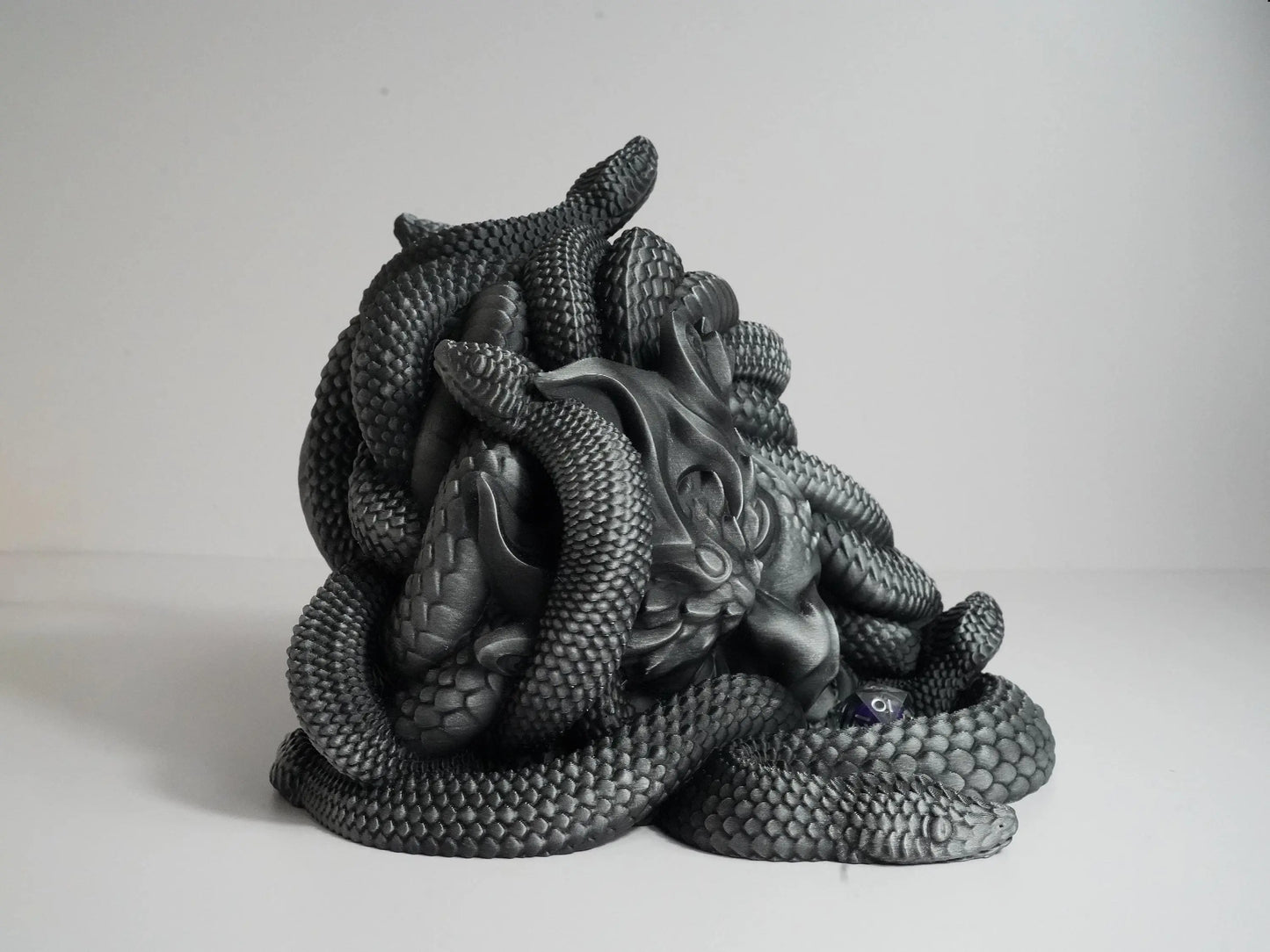 Medusa Stone Gorgon Dice Tower FeyWorks.co.uk