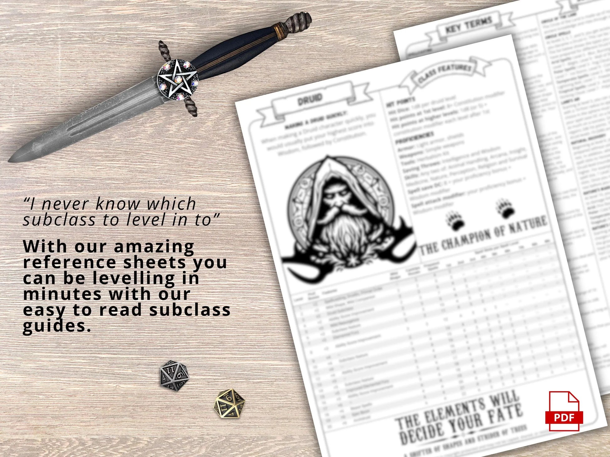 Druid 5.5 2024 Reference Guide - Cheat Sheet FeyWorks.co.uk
