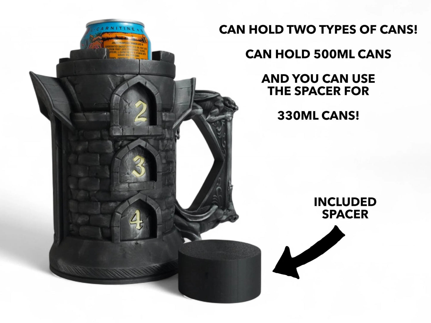 Boss Tower Can Holder FeyWorks.co.uk