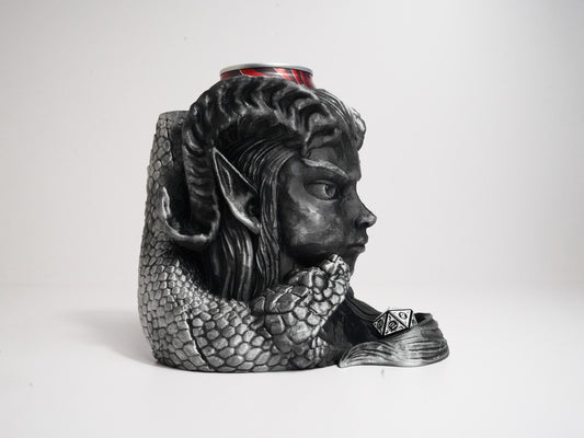 3D Printed Dice Tower & Can Holder: Infernal Gambit DnD Accessory