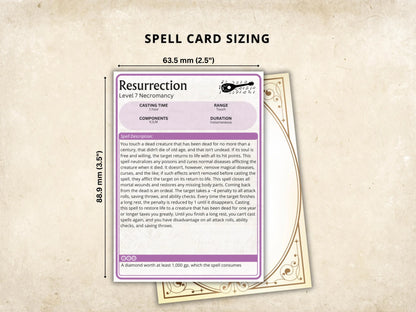 Bard DnD Spell Cards 5e 2014 FeyWorks.co.uk