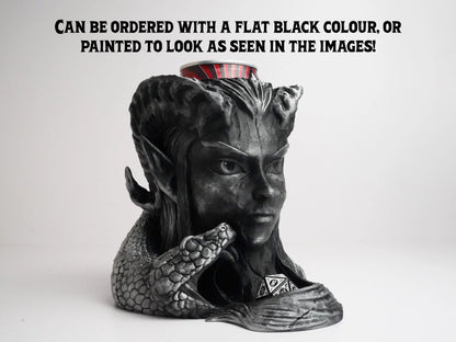 Infernal Gambit Dice Tower & Can Holder FeyWorks.co.uk
