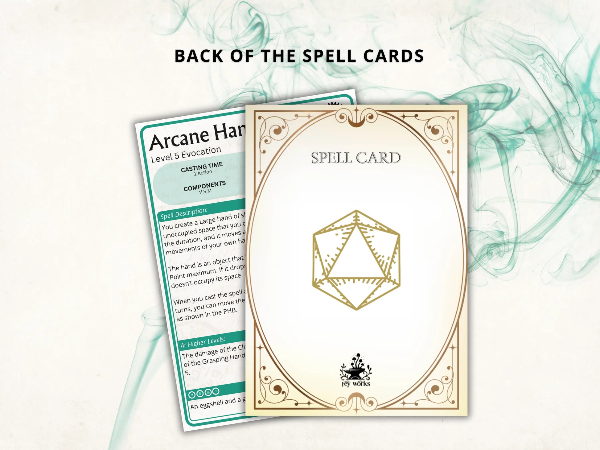 Artificer DnD Spell Cards 5e 2024 FeyWorks.co.uk