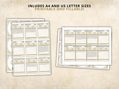 Paladin DnD Spell Cards 5e 2014 FeyWorks.co.uk