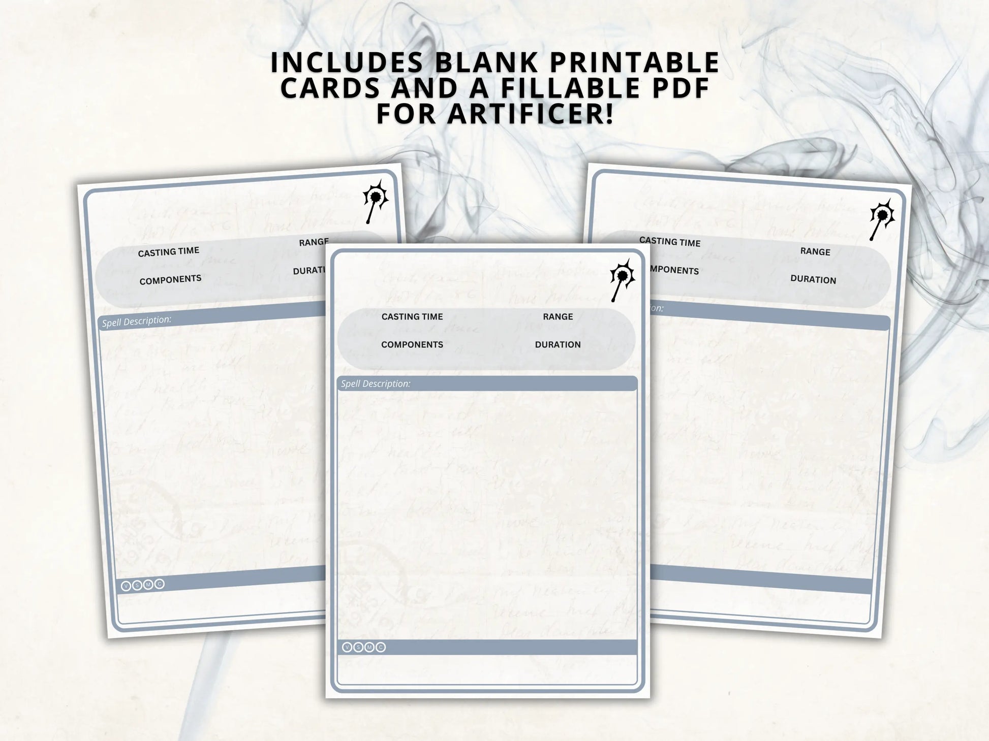 Cleric DnD Spell Cards 5e 2024 FeyWorks.co.uk