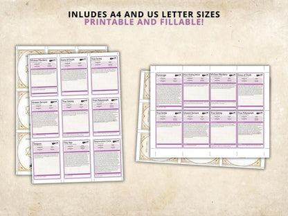 Bard DnD Spell Cards 5e 2014 FeyWorks.co.uk