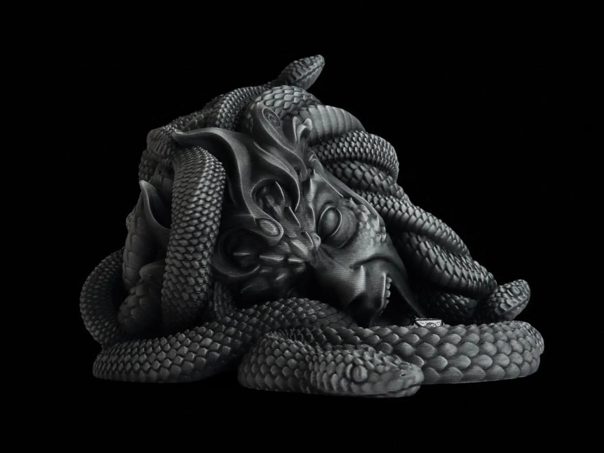 Medusa Stone Gorgon Dice Tower FeyWorks.co.uk