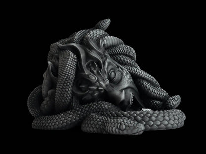 Medusa Stone Gorgon Dice Tower FeyWorks.co.uk