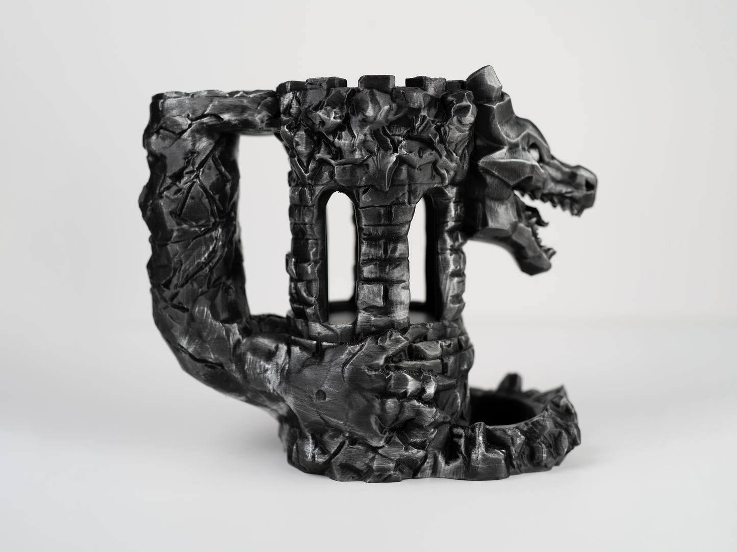 Dragon's Fortress Can Holder & Dice Tower