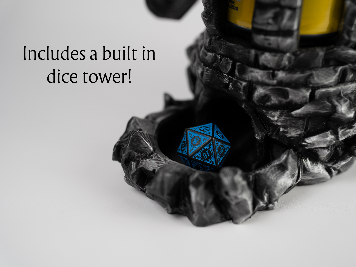 Dragon's Fortress Can Holder & Dice Tower