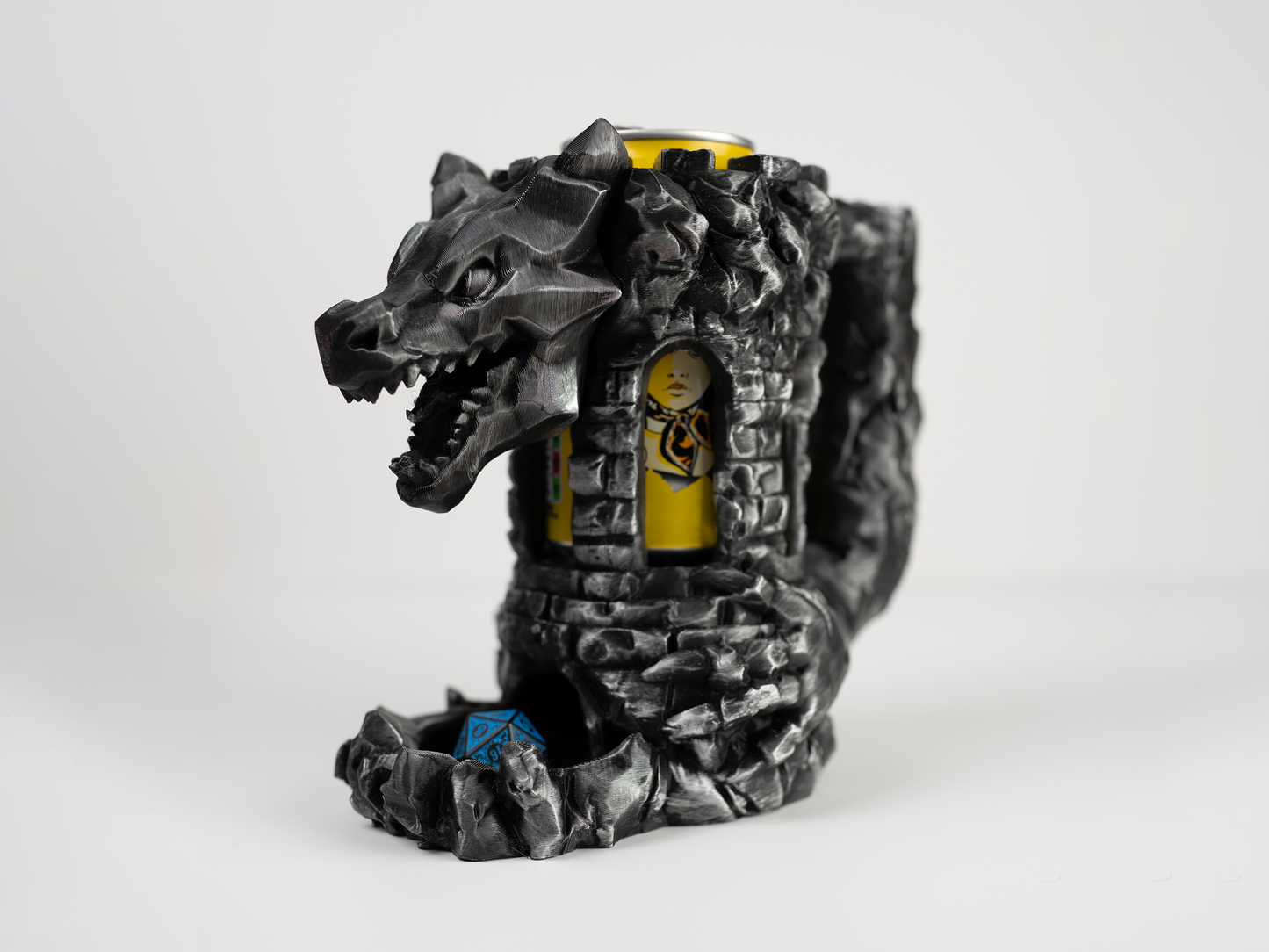 Dragon's Fortress Can Holder & Dice Tower