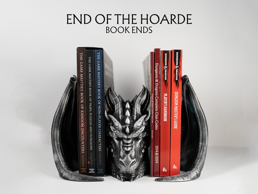 End of the Hoarde Dragon Bookends