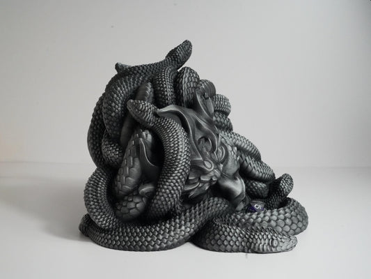 Medusa Stone Dice Tower: 3D Printed DnD Tabletop Accessory