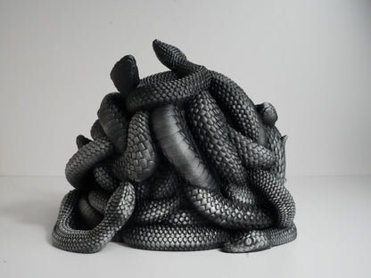 Medusa Stone Dice Tower: 3D Printed DnD Tabletop Accessory