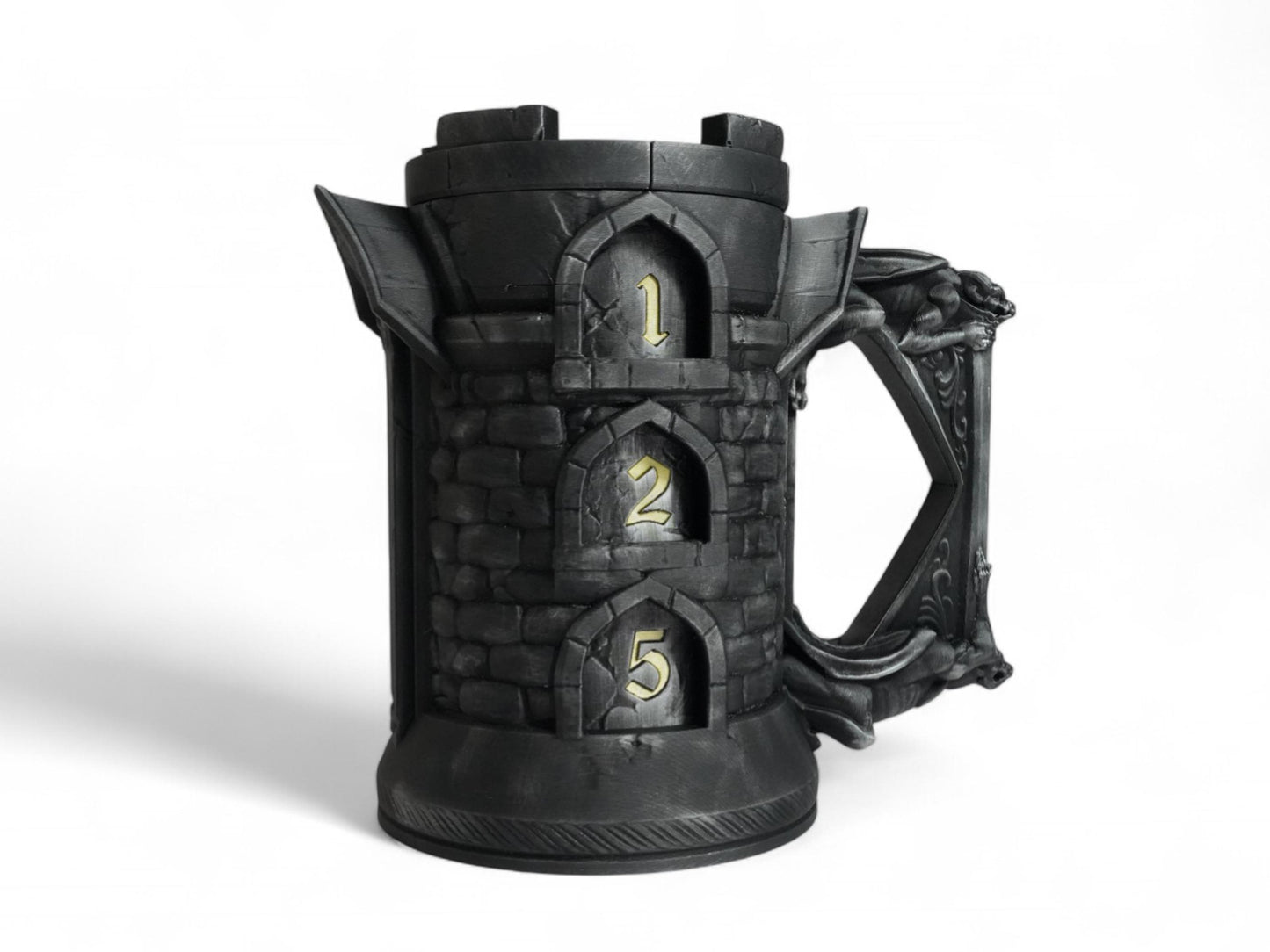 Boss Tower Can Holder: DnD Life Counter, 3D Printed RPG Accessory