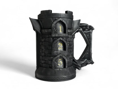 Boss Tower Can Holder: DnD Life Counter, 3D Printed RPG Accessory