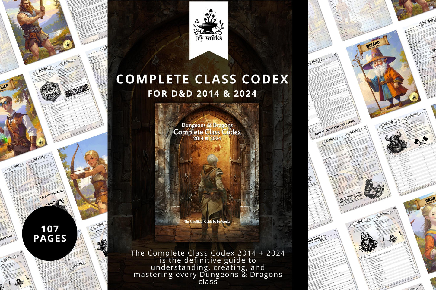 DnD 5e Class Codex: 2014 & 2024 Dungeons and Dragons Guide (PDF ebook)
