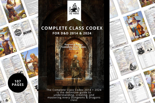 DnD 5e Class Codex: 2014 & 2024 Dungeons and Dragons Guide (PDF ebook)