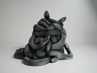 Medusa Stone Dice Tower: 3D Printed DnD Tabletop Accessory
