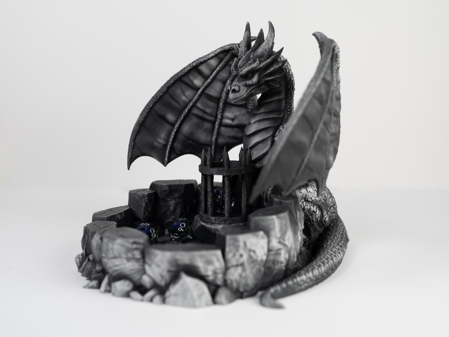 Dragon Arena Dice Tray with Jail: D&D Gaming Accessory