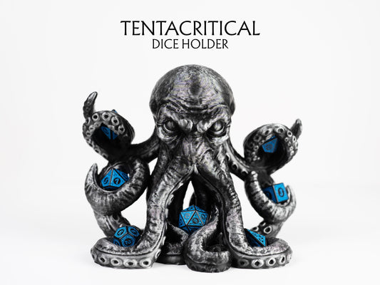 Tentacritical Kraken Dice Holder: 3D Printed Octopus DnD Accessory