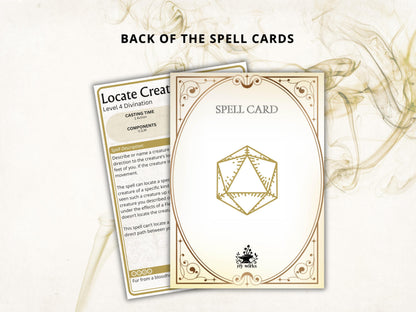 Paladin Spell Cards 5e: D&D Spell Book (Digital Download, 2024 Ruleset)