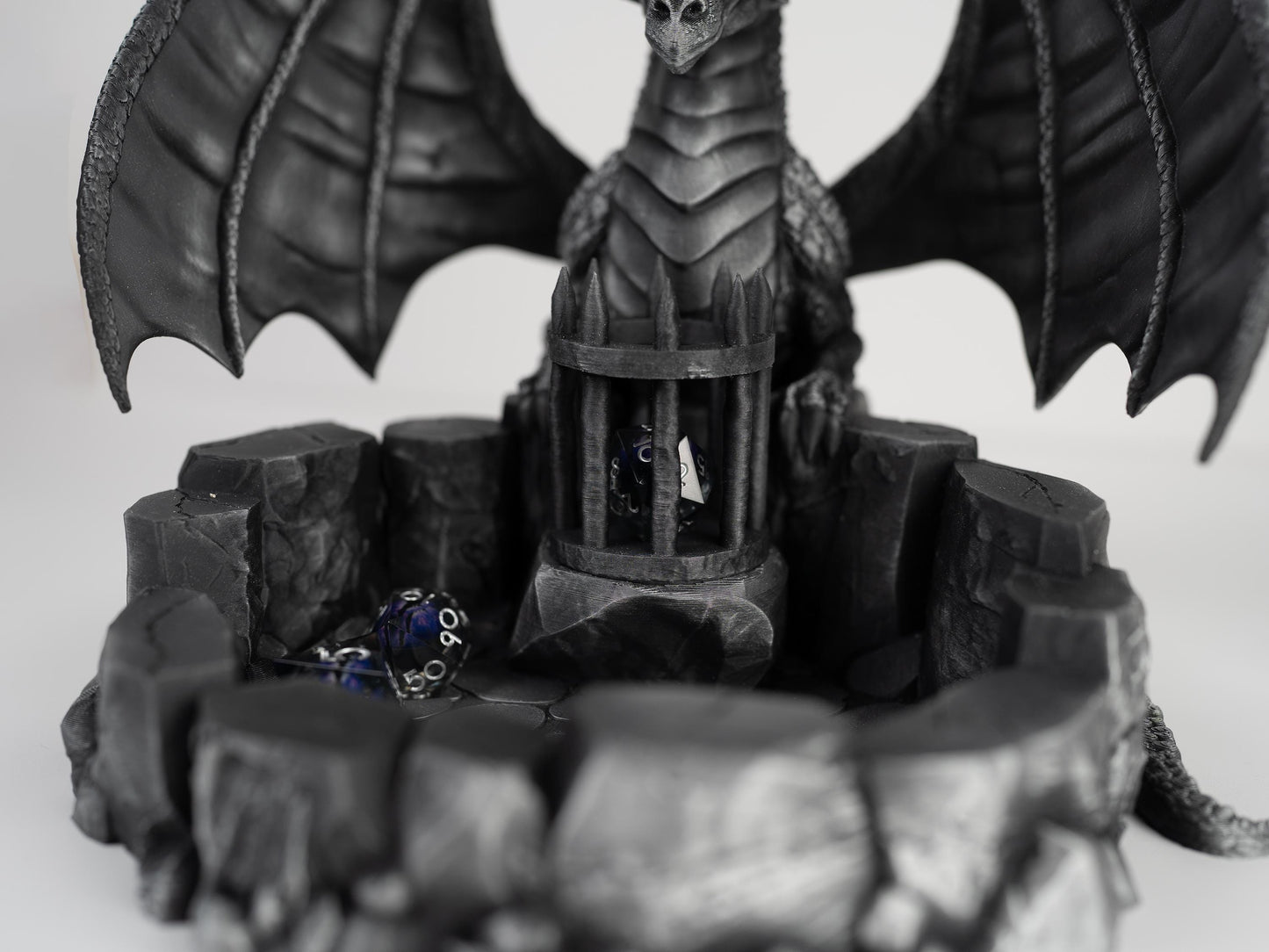 Dragon Arena Dice Tray with Jail: D&D Gaming Accessory
