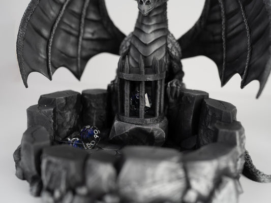 Dragon Arena Dice Tray with Jail: D&D Gaming Accessory