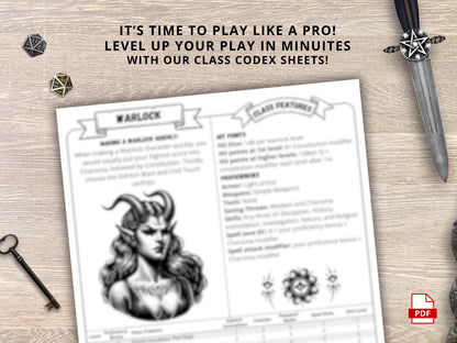 Warlock 5e Cheat Sheet: D&D Class Guide (2024 PDF Download)
