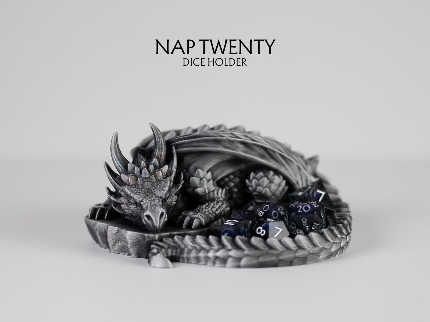 Sleeping Dragon Dice Holder: D&D Tabletop Accessory