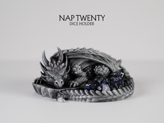 Sleeping Dragon Dice Holder: D&D Tabletop Accessory