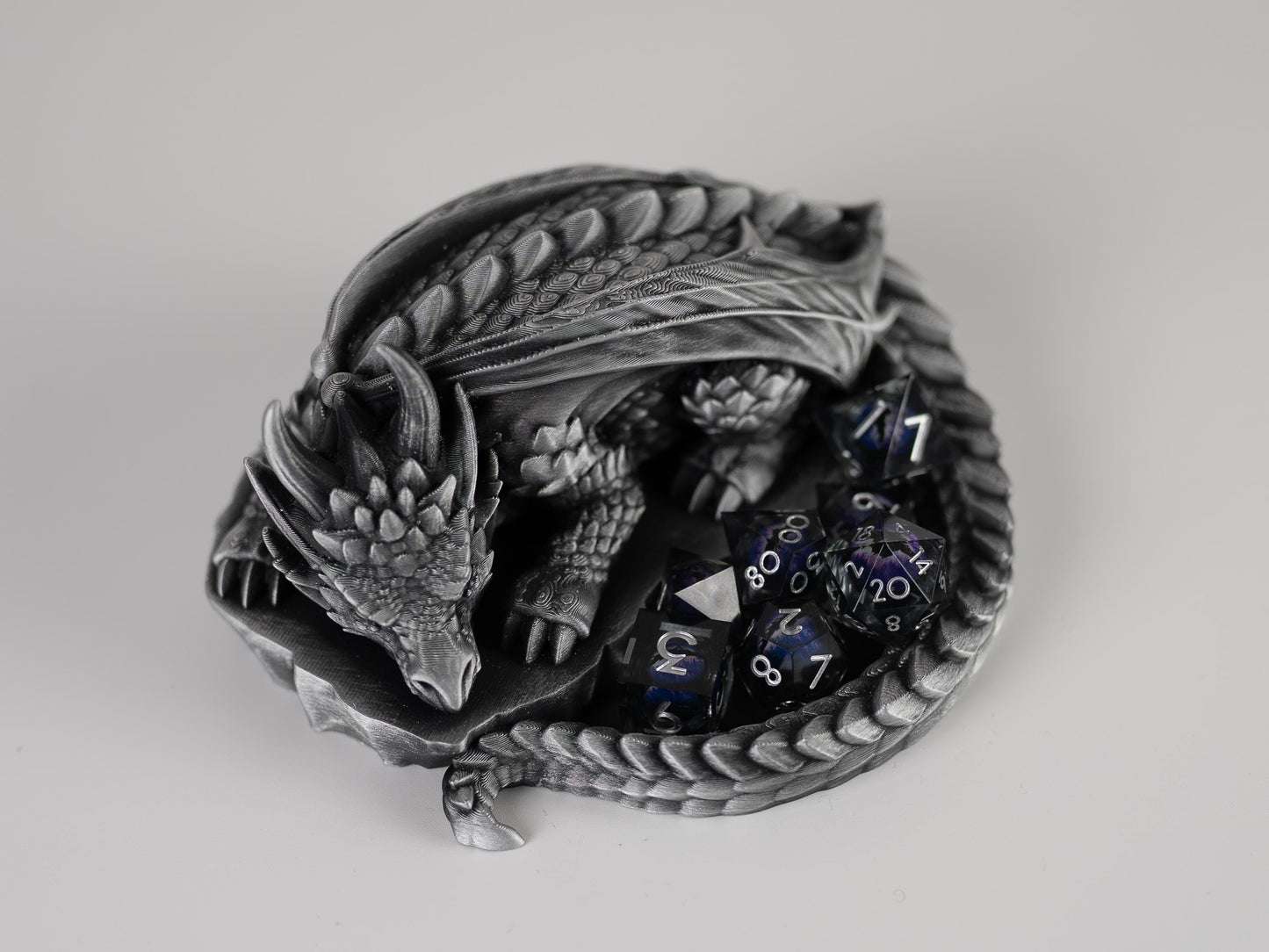 Sleeping Dragon Dice Holder: D&D Tabletop Accessory