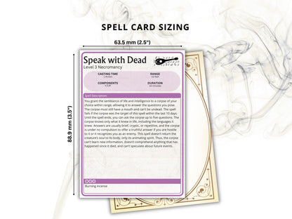 DnD 2024 Spell Cards Bundle, All Classes 5e (Digital Download)