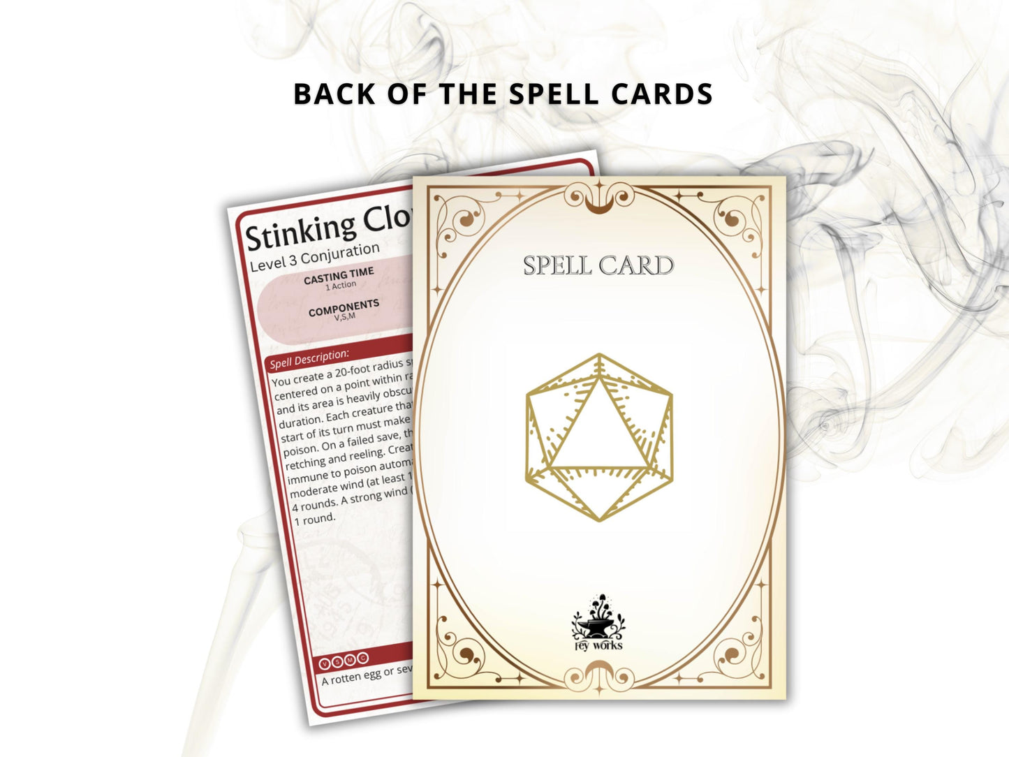 DnD 2024 Spell Cards Bundle, All Classes 5e (Digital Download)