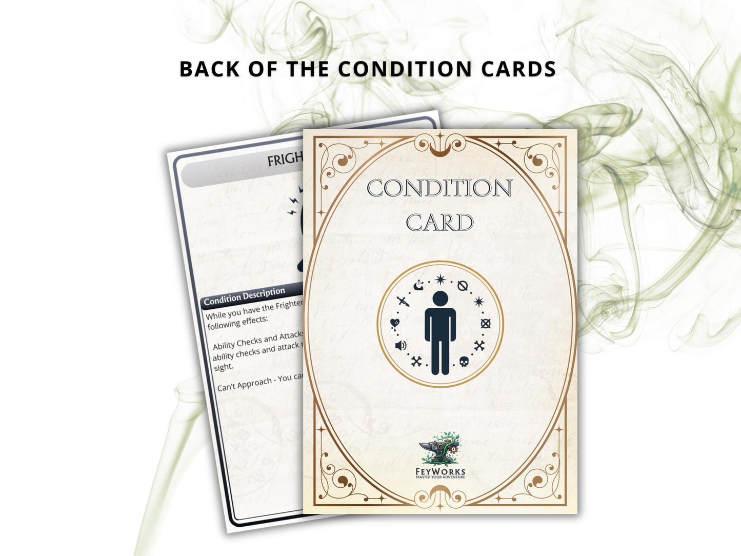 Printable DnD 5e Condition Cards, 2024 Rules, Digital, DM Tools
