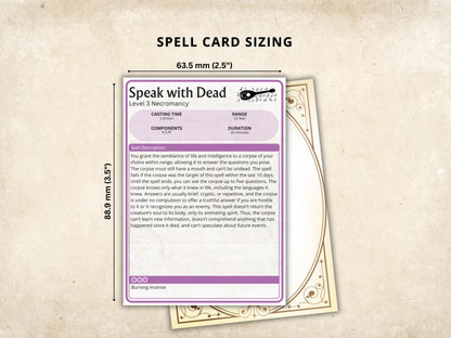 Complete DnD 5e Spell Cards: All Classes, 884 Spells (Digital Download)