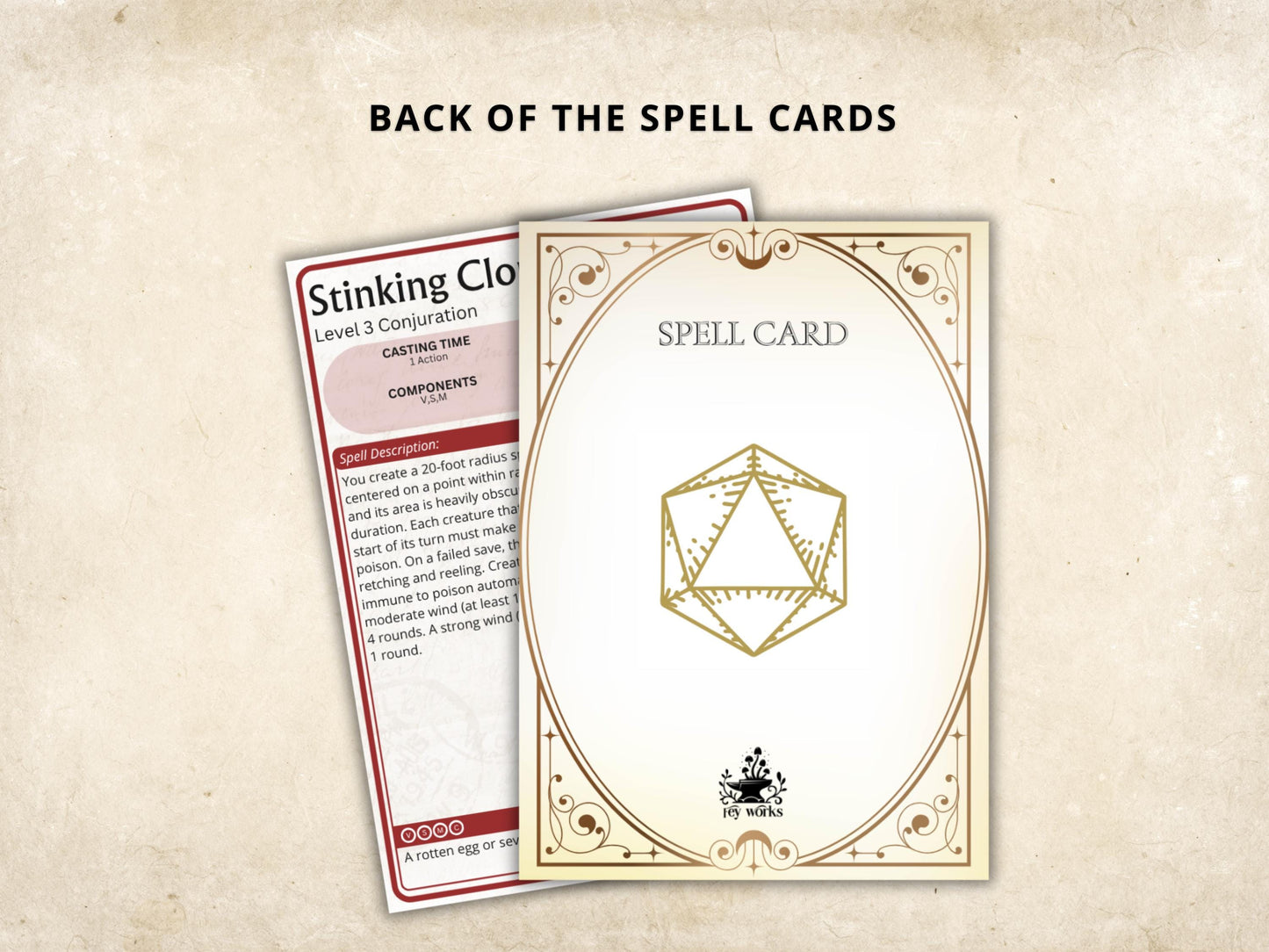 Complete DnD 5e Spell Cards: All Classes, 884 Spells (Digital Download)