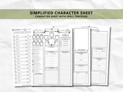 D&D Druid Class Bundle: 5e, 5.5e Spell Cards, Cheat Sheet (Digital Download)