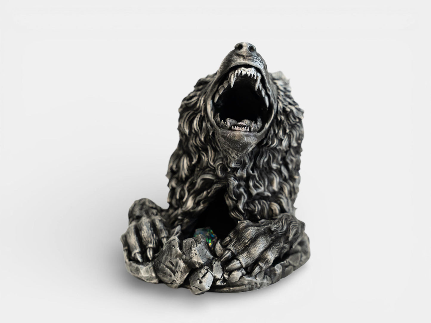 Wolf Bite Dice Tower | Feral TTRPG Accessory for D&D, 5e