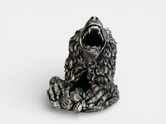 Wolf Bite Dice Tower | Feral TTRPG Accessory for D&D, 5e