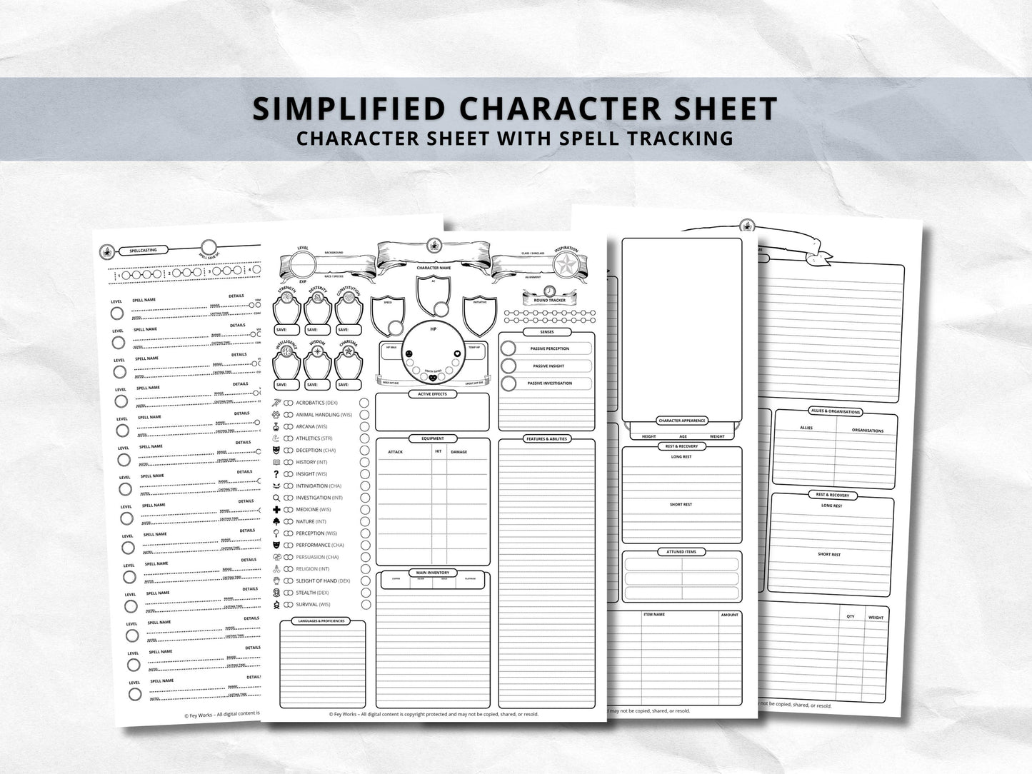 D&D Cleric Class Bundle: 5e, 5.5e Spell Cards, Cheat Sheet (Digital Download)