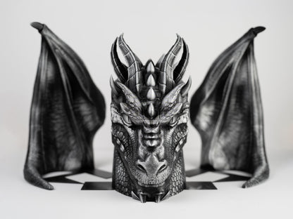 End of the Hoards Dragon Bookends | Dungeons and Dragons D&D Gift | Fantasy Gaming Decor