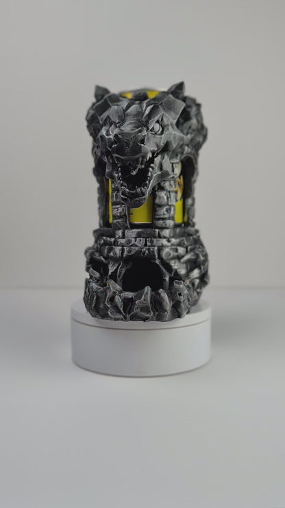 Dragon's Fortress Can Holder & Dice Tower